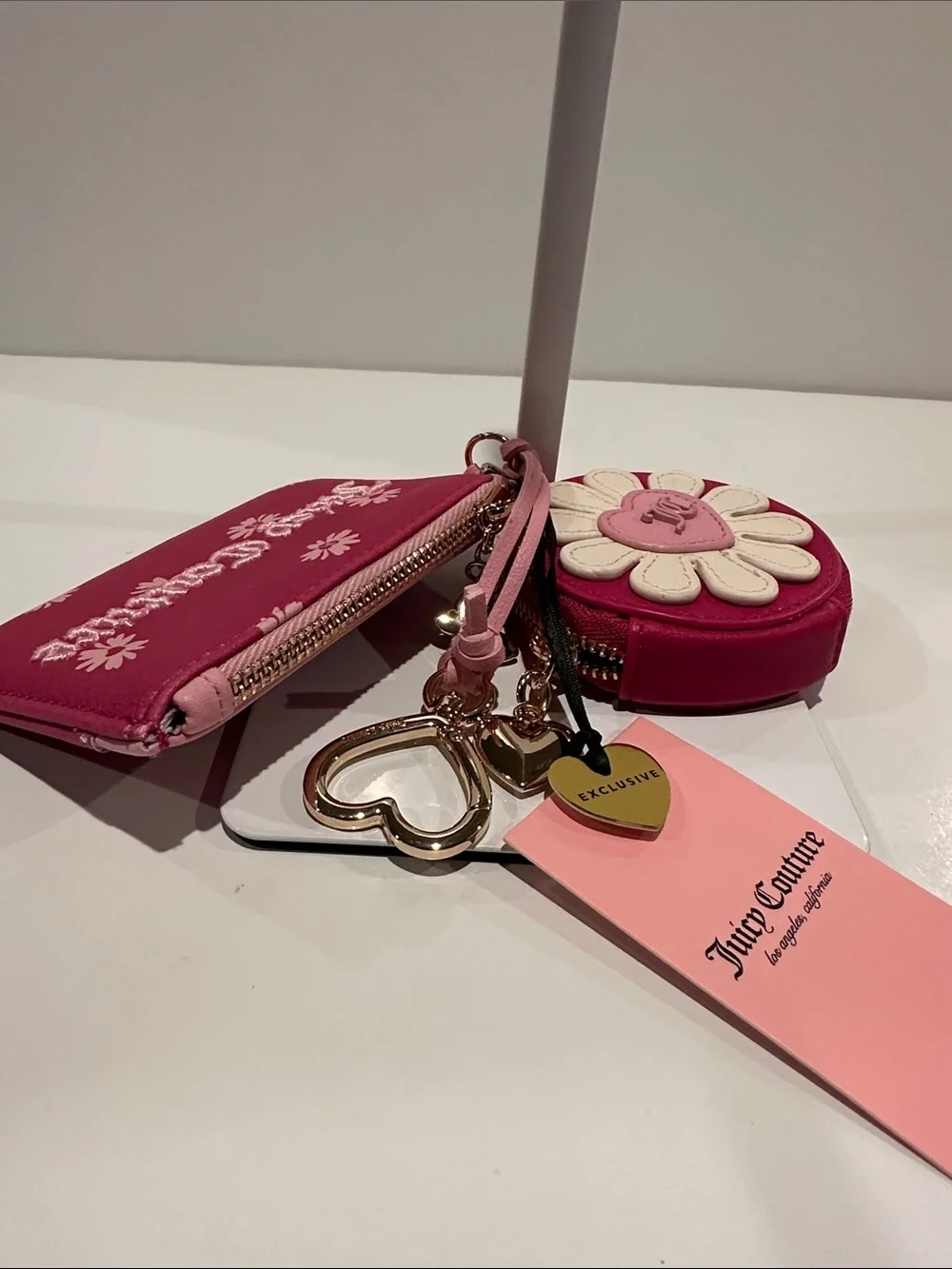 NWT Juicy Couture Exclusive Daisy for Juicy Mini Bundle in Rasberry & Pink.